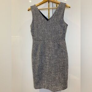 Banana Republic Gray Tweed Dress